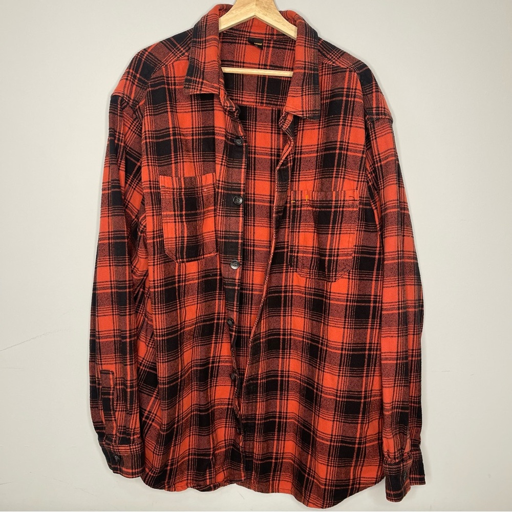 Men’s Brahma flannel button up shirt size‎ xxl 2xl
